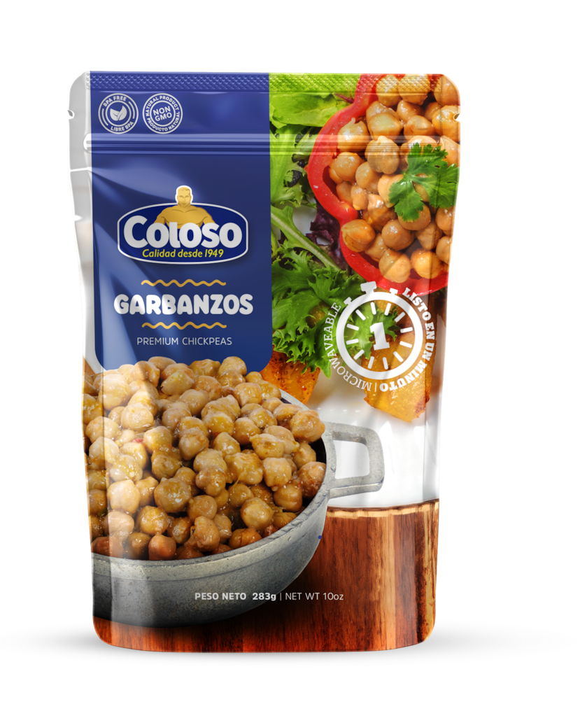 Los nuevos “pouches” de granos Coloso vienen en variedad de deliciosas opciones.