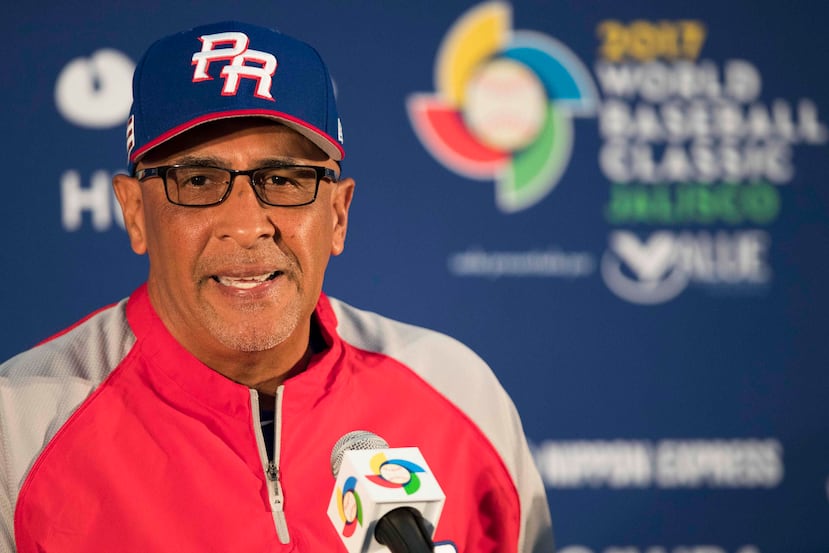 Edwin Rodríguez dirigió a Puerto Rico en los Clásicos Mundiales de Béisbol de 2013 y 2017.